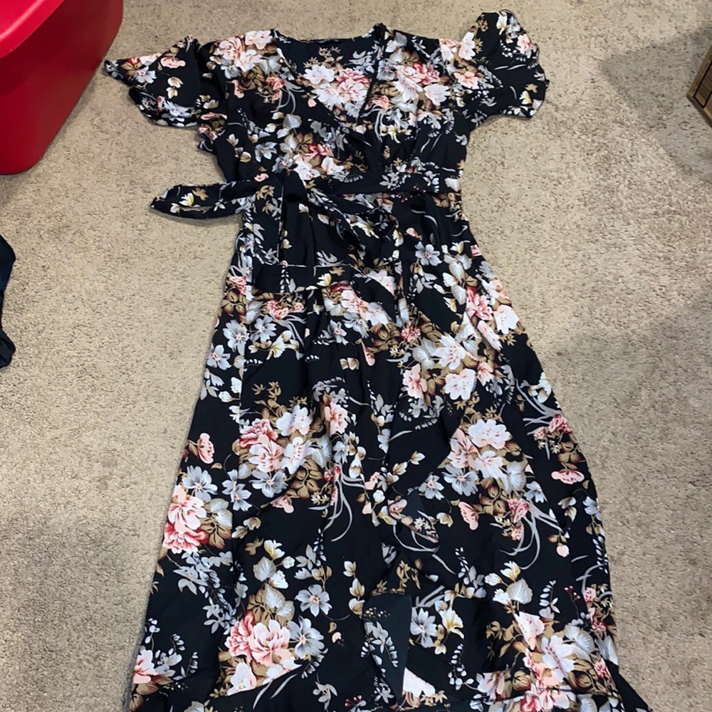 SHEIN Floral Swing Dress
